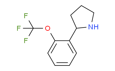 CAS No. 886503-02-2, 2-(2-(Trifluoromethoxy)phenyl)pyrrolidine