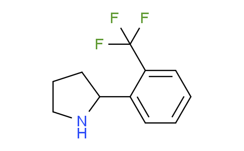 CAS No. 524674-04-2, 2-(2-(Trifluoromethyl)phenyl)pyrrolidine