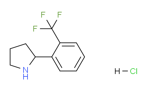 CAS No. 1189434-97-6, 2-(2-(Trifluoromethyl)phenyl)pyrrolidine hydrochloride
