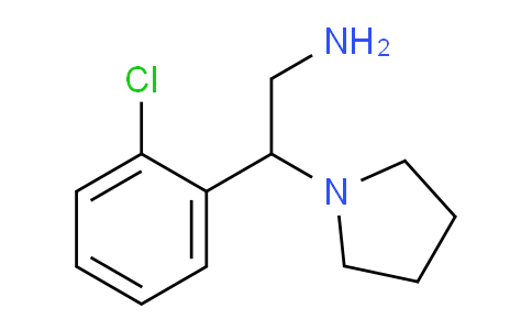 CAS No. 791601-03-1, 2-(2-Chlorophenyl)-2-(pyrrolidin-1-yl)ethanamine