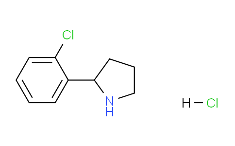 CAS No. 1197231-15-4, 2-(2-Chlorophenyl)pyrrolidine hydrochloride
