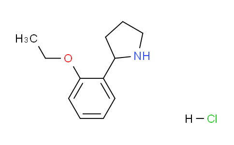 CAS No. 1177308-54-1, 2-(2-Ethoxyphenyl)pyrrolidine hydrochloride