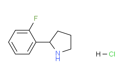 CAS No. 1197227-16-9, 2-(2-Fluorophenyl)pyrrolidine hydrochloride