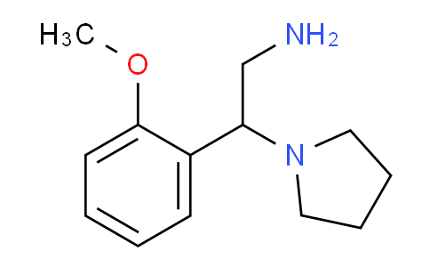 CAS No. 791079-95-3, 2-(2-Methoxyphenyl)-2-(pyrrolidin-1-yl)ethanamine