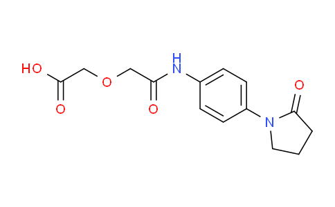 CAS No. 909352-49-4, 2-(2-Oxo-2-((4-(2-oxopyrrolidin-1-yl)phenyl)amino)ethoxy)acetic acid
