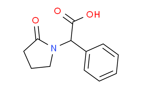 CAS No. 60729-82-0, 2-(2-Oxopyrrolidin-1-yl)-2-phenylacetic acid