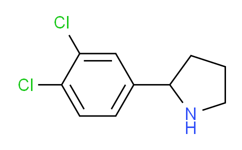 CAS No. 298690-82-1, 2-(3,4-Dichlorophenyl)pyrrolidine