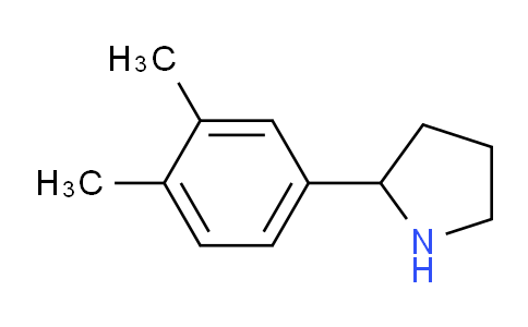 CAS No. 881040-12-6, 2-(3,4-Dimethylphenyl)pyrrolidine