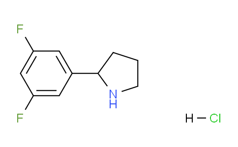 CAS No. 1197236-08-0, 2-(3,5-Difluorophenyl)pyrrolidine hydrochloride