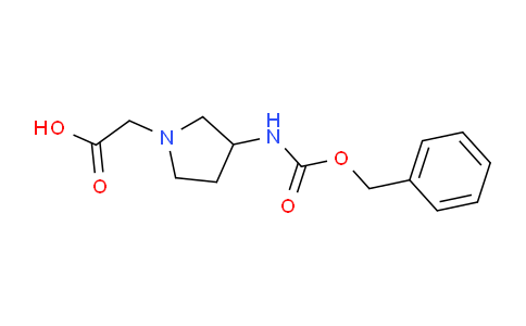 CAS No. 1353987-83-3, 2-(3-(((Benzyloxy)carbonyl)amino)pyrrolidin-1-yl)acetic acid