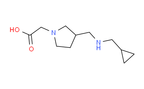 CAS No. 1353947-51-9, 2-(3-(((Cyclopropylmethyl)amino)methyl)pyrrolidin-1-yl)acetic acid