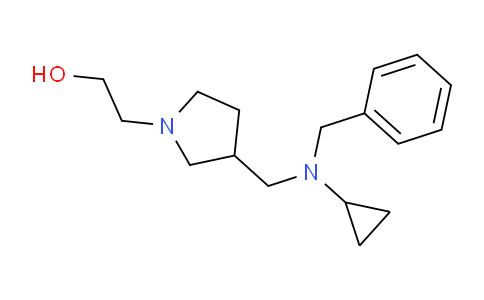 CAS No. 1353988-06-3, 2-(3-((Benzyl(cyclopropyl)amino)methyl)pyrrolidin-1-yl)ethanol
