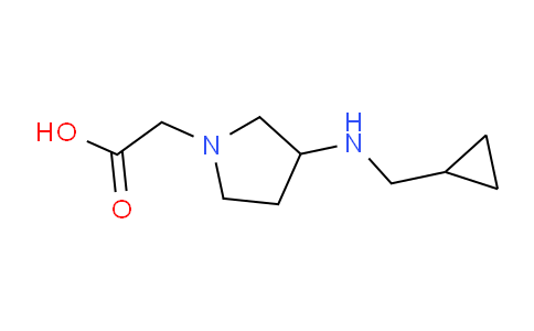 CAS No. 1353960-91-4, 2-(3-((Cyclopropylmethyl)amino)pyrrolidin-1-yl)acetic acid