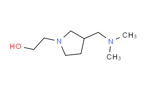 CAS No. 1353953-49-7, 2-(3-((Dimethylamino)methyl)pyrrolidin-1-yl)ethanol