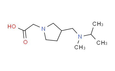 CAS No. 1353962-40-9, 2-(3-((Isopropyl(methyl)amino)methyl)pyrrolidin-1-yl)acetic acid