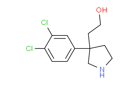 CAS No. 52423-89-9, 2-(3-(3,4-Dichlorophenyl)pyrrolidin-3-yl)ethanol