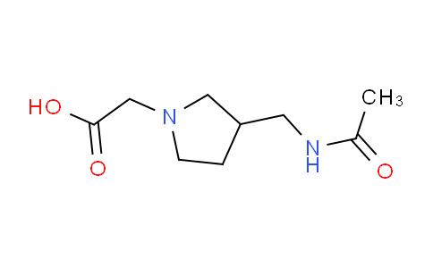 CAS No. 1353958-17-4, 2-(3-(Acetamidomethyl)pyrrolidin-1-yl)acetic acid