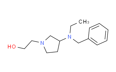 CAS No. 1353954-61-6, 2-(3-(Benzyl(ethyl)amino)pyrrolidin-1-yl)ethanol
