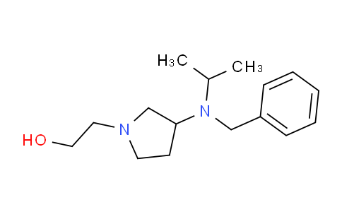 CAS No. 1353975-13-9, 2-(3-(Benzyl(isopropyl)amino)pyrrolidin-1-yl)ethanol