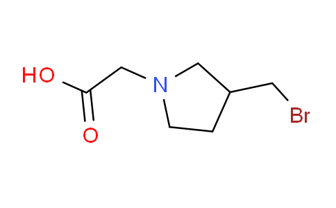 CAS No. 1353987-60-6, 2-(3-(Bromomethyl)pyrrolidin-1-yl)acetic acid