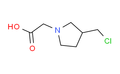 CAS No. 1353978-25-2, 2-(3-(Chloromethyl)pyrrolidin-1-yl)acetic acid