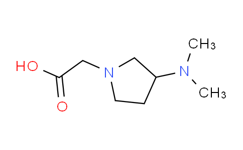 CAS No. 1177348-73-0, 2-(3-(Dimethylamino)pyrrolidin-1-yl)acetic acid