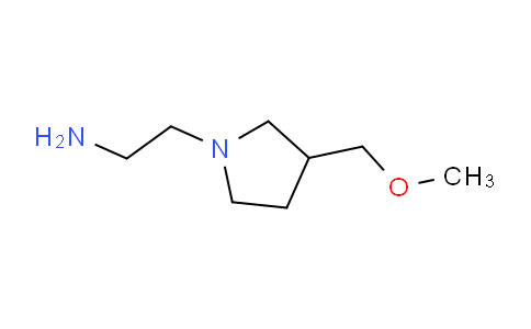CAS No. 1341082-47-0, 2-(3-(Methoxymethyl)pyrrolidin-1-yl)ethanamine