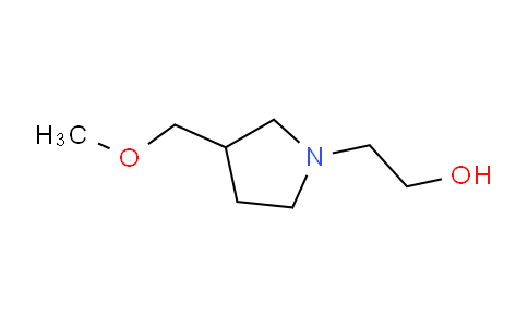 CAS No. 1353986-92-1, 2-(3-(Methoxymethyl)pyrrolidin-1-yl)ethanol