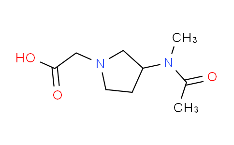 CAS No. 1353978-54-7, 2-(3-(N-Methylacetamido)pyrrolidin-1-yl)acetic acid