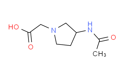 CAS No. 1353943-70-0, 2-(3-Acetamidopyrrolidin-1-yl)acetic acid