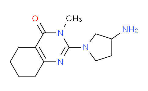 CAS No. 1713462-53-3, 2-(3-Aminopyrrolidin-1-yl)-3-methyl-5,6,7,8-tetrahydroquinazolin-4(3H)-one