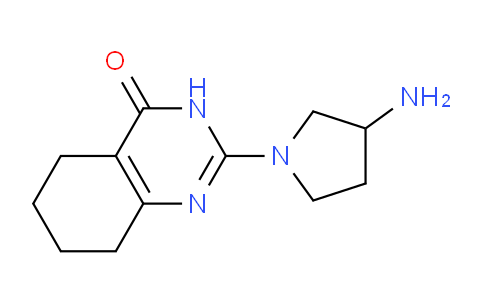 CAS No. 1240674-38-7, 2-(3-Aminopyrrolidin-1-yl)-5,6,7,8-tetrahydroquinazolin-4(3H)-one