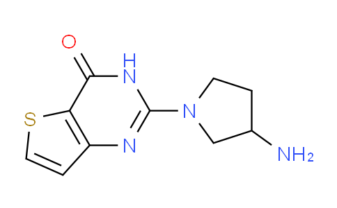 CAS No. 1713461-61-0, 2-(3-Aminopyrrolidin-1-yl)thieno[3,2-d]pyrimidin-4(3H)-one