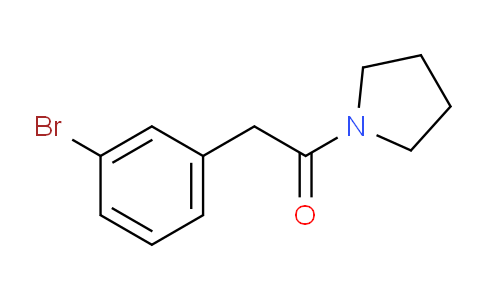 CAS No. 951884-73-4, 2-(3-Bromophenyl)-1-(pyrrolidin-1-yl)ethanone