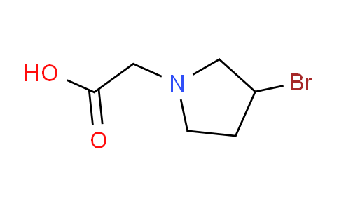 CAS No. 1353959-48-4, 2-(3-Bromopyrrolidin-1-yl)acetic acid