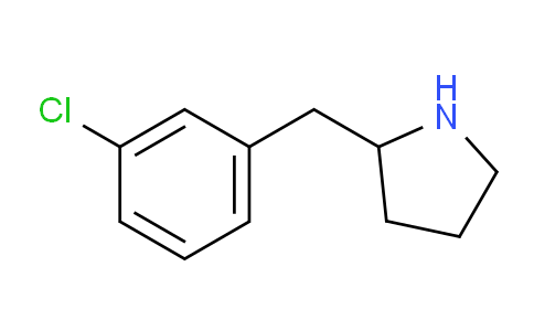 CAS No. 383127-29-5, 2-(3-Chlorobenzyl)pyrrolidine