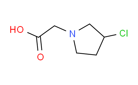 CAS No. 1353975-03-7, 2-(3-Chloropyrrolidin-1-yl)acetic acid