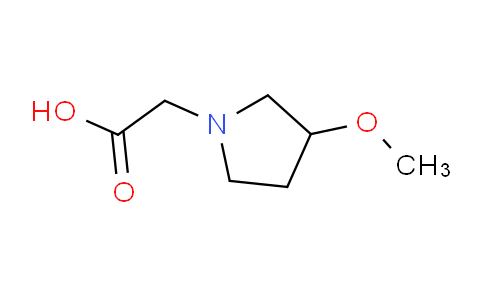 CAS No. 1353986-57-8, 2-(3-Methoxypyrrolidin-1-yl)acetic acid