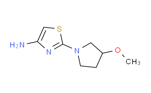 CAS No. 1365938-72-2, 2-(3-Methoxypyrrolidin-1-yl)thiazol-4-amine