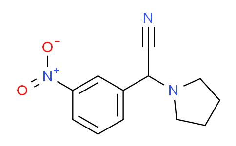 CAS No. 687614-64-8, 2-(3-Nitrophenyl)-2-(pyrrolidin-1-yl)acetonitrile