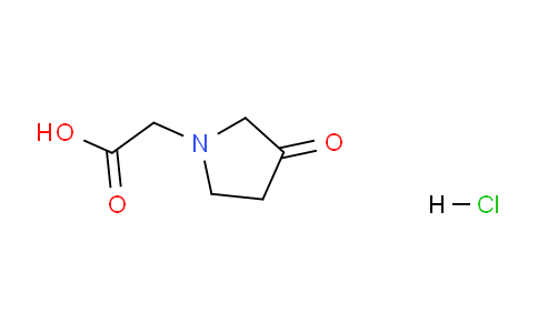 CAS No. 1187927-10-1, 2-(3-Oxopyrrolidin-1-yl)acetic acid hydrochloride