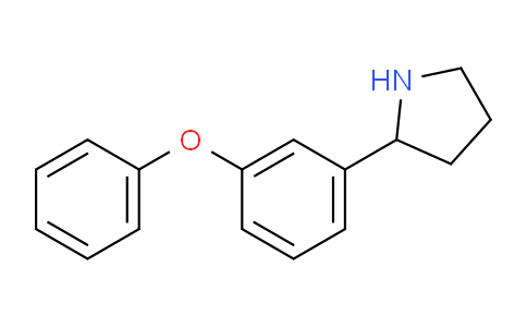 CAS No. 68548-75-4, 2-(3-Phenoxyphenyl)pyrrolidine