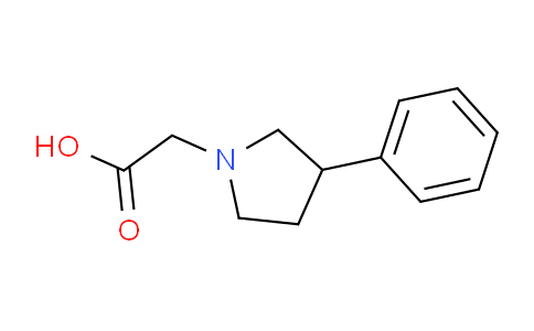CAS No. 1083299-34-6, 2-(3-Phenylpyrrolidin-1-yl)acetic acid