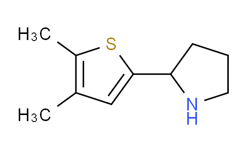 CAS No. 1018163-24-0, 2-(4,5-Dimethylthiophen-2-yl)pyrrolidine