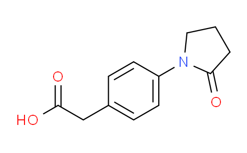 CAS No. 266369-35-1, 2-(4-(2-Oxopyrrolidin-1-yl)phenyl)acetic acid
