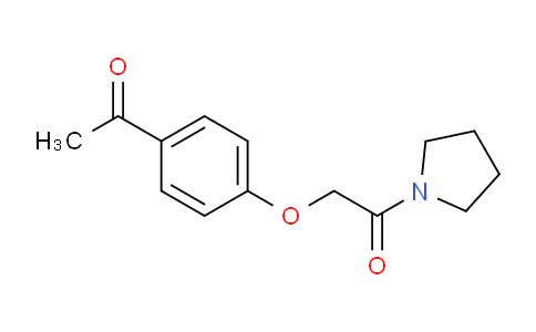 CAS No. 42018-32-6, 2-(4-Acetylphenoxy)-1-(pyrrolidin-1-yl)ethanone
