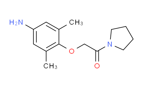CAS No. 893766-09-1, 2-(4-Amino-2,6-dimethylphenoxy)-1-(pyrrolidin-1-yl)ethanone