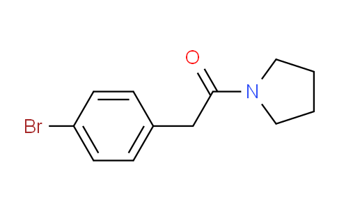 CAS No. 13734-66-2, 2-(4-bromophenyl)-1-(pyrrolidin-1-yl)ethanone