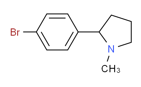 CAS No. 164737-33-1, 2-(4-Bromophenyl)-1-methylpyrrolidine