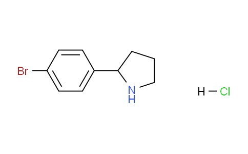 CAS No. 1187930-57-9, 2-(4-Bromophenyl)pyrrolidine hydrochloride